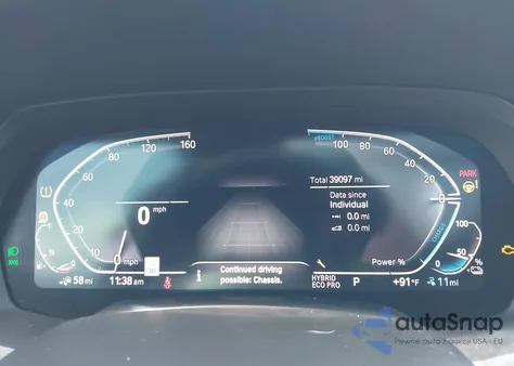 2021 BMW X5 Phev xDrive45E z USA, uszkodzony, nr VIN 5UXTA6C06M9E96787